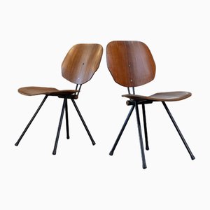 Sillas plegables S88 de Osvaldo Borsani para Tecno, Italia. Juego de 2