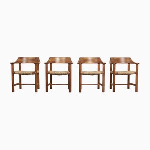 Dining Chairs in Pine by Rainer Daumiller, 1970s, Set of 4