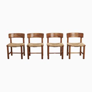 Mid-Century Pine Chairs by Rainer Daumiller, 1970s, Set of 4