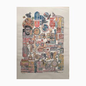 Eduardo Paolozzi, Where Reality Lies, 1982, Silkscreen