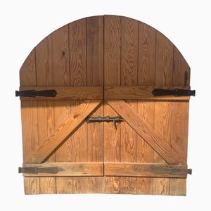 Contraventanas de madera, años 70. Juego de 2
