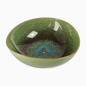 Grüne Vintage Schale von Berndt Friberg