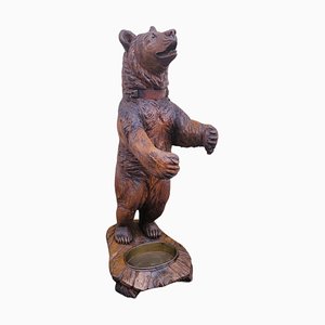 Paragüero con forma de oso de la Selva Negra, de principios del siglo XX