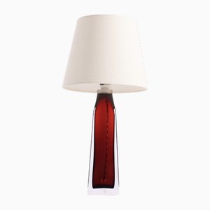 Lampe de Bureau Mid-Century par Carl Fagerlund pour Orrefors, 1950s