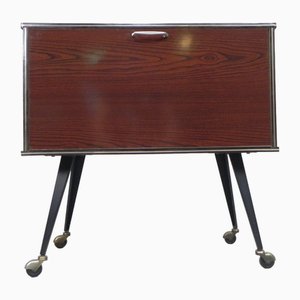Armoire à Boissons ou Bar Vintage sur Roulettes, 1960s