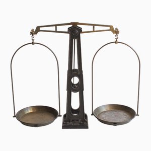 Antike Apothekenwaage aus Gusseisen & Messing, 1900er