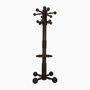 Brutalist Coat Rack by Charles Dudouyt, 1940s