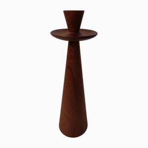 Large 3-Piece Teak Candleholder, Denmark, 1960s