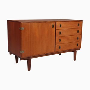 Sideboard in Teak and Brass by Peter Løvig Nielsen, Denmark, 1960s