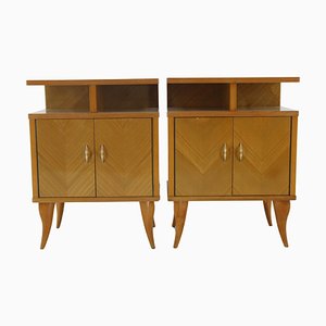 Nightstands in Ash, Italy, 1960s, Set of 2