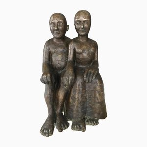 K.P., Figurative Sculpture, 1991, Bronze