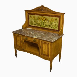 Meuble de Lavabo Pollard en Placage de Chêne, 1890s