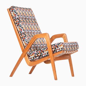 Poltrona Mid-Century di Jan Vanek per Uluv, anni '60