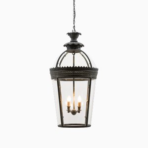 Large Bronze Verdigris Byron Lantern from Pure White Lines