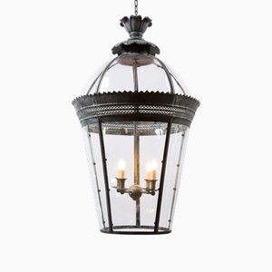 Grande Bronze Verdigris Byron Lantern from Pure White Lines