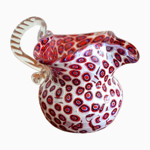 Vaso Millefiori in vetro di Murano, anni '50