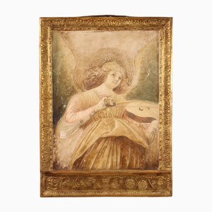 Italienisches Basrelief aus Terrakotta von Di Signa, 1950