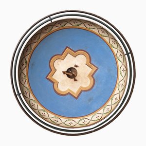 Lustre Modèle Radiant Harmony en Fer et Laiton par Angelo Brotto pour Esperia, 1960s