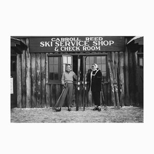 Slim Aarons, New England Skiing, Estate Stamped Photographic Print