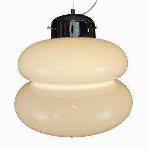 Large Space Age Ceiling Lamp in Murano Glass, 1960s