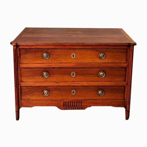 Louis Xvi Period Chest of Drawers in Walnut