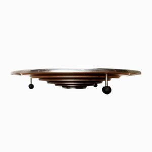Large Postmodern Danish Metal Bowl from Menu, 1980s