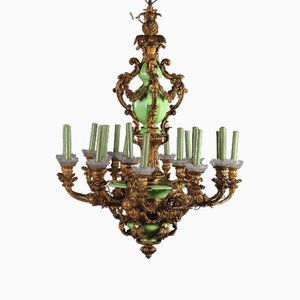 Napoleon III Chandelier in Gilt Bronze