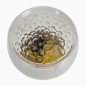 Mid-Century Modern Bubble Glass Flush Mount attributed to VEB, East Germany, 1960s