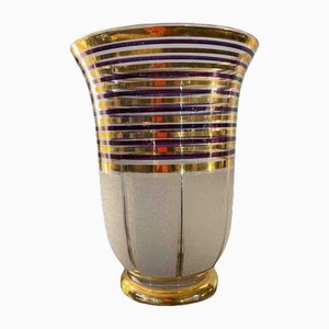 Art Deco Glass Vase, 1940