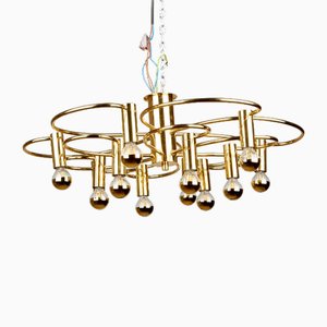 Brass Chandelier by Hans Wilfried Hegger for Cosack, 1970s