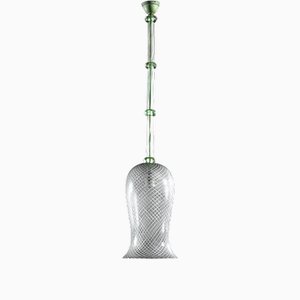 Chandelier in Murano Glass attributed to Flavio Poli for Seguso, Italy, 1940s