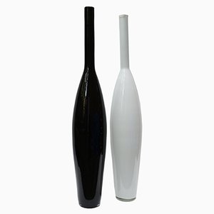 Bottiglie vintage in vetro di Murano, Italia, anni '70, set di 2