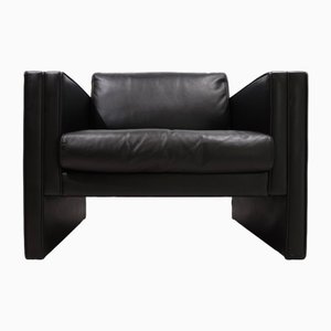 Knoll Studio Line Ledersessel von Jürgen Lange von Walter Knoll / Wilhelm Knoll, 1970er