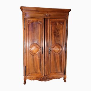 Louis Xv Period Wardrobe in Walnut