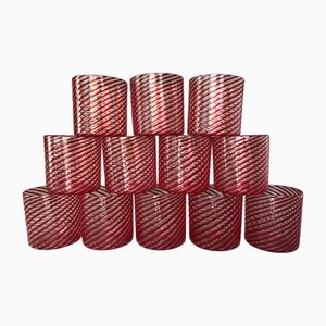 Bicchieri Art Deco, anni '30, set di 12