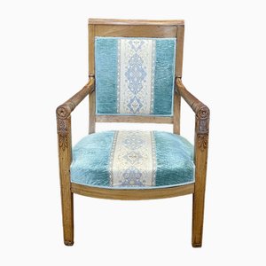 19th Century Restoration Walnut Armchair