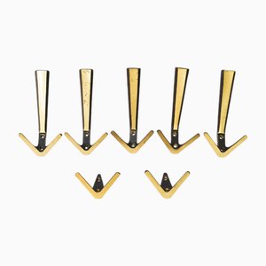 7 Wall Hooks by Herta Baller, 1950s, Set of 7