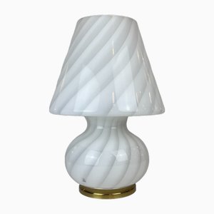 Lámpara de mesa de Murano, años 80