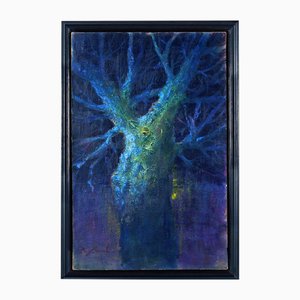 Renato Criscuolo, Baum, Öl auf Leinwand, 2008