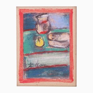 Eugeniusz Tukan-Wolski, Naturaleza muerta, Técnica mixta sobre papel