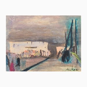 Eugeniusz Tukan-Wolski, Landscape, Mixed Media on Paper