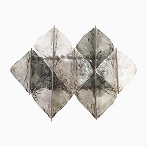 Große italienische Wandleuchte von Zero Quattro, 1970er