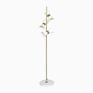 Italienische Stehlampe aus Messing, 1960er