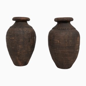 Terracotta Jars, 1930, Set of 2