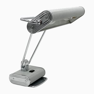 Art Deco Jumo N 71 Desk Lamp inChrome Metal by Eileen Gray, 1940s