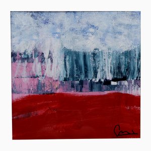 Lola Galanes, Composition expressionniste, 2018, Peinture acrylique
