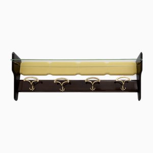 attributed Ico Parisi Mid-Century Modern Italian Wall Coat Hanger, 1950s