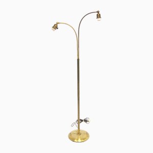 Scandinavian Metal Floor Lamp, Sweden, 1950s