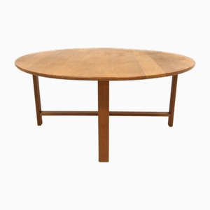 Mesa de centro escandinava de roble, Suecia, años 60