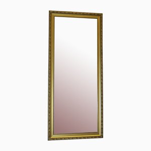 Decorative Long Narrow Gilt Dressing Mirror, 1960s